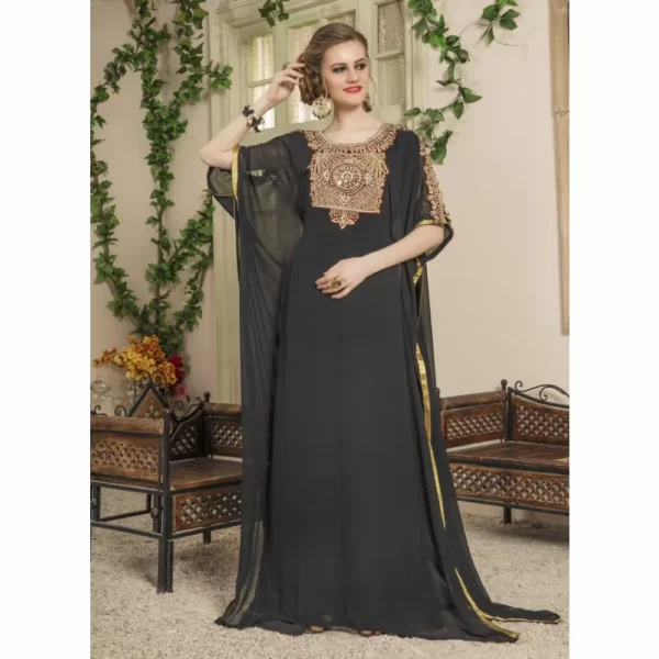 Women Black color Free Size Kaftan